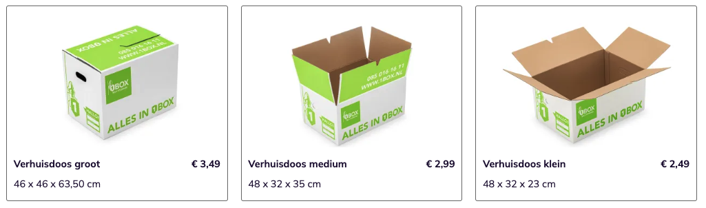 Verhuisdozen 1BOX