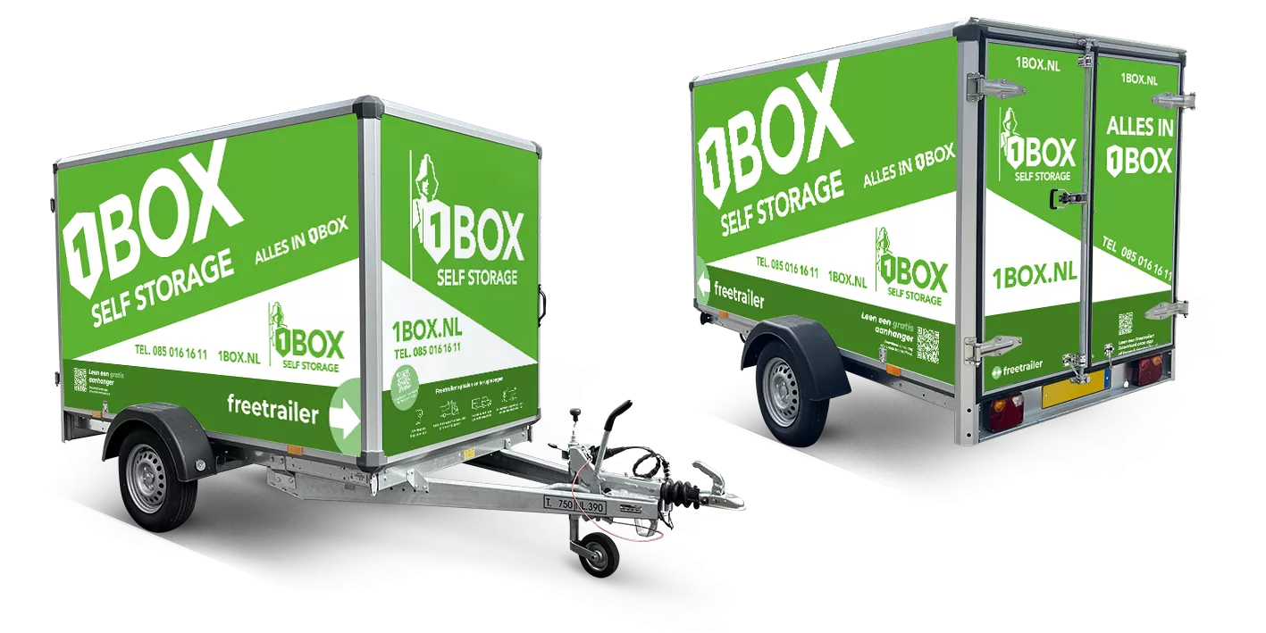 aanhanger huren freetrailer - 1box