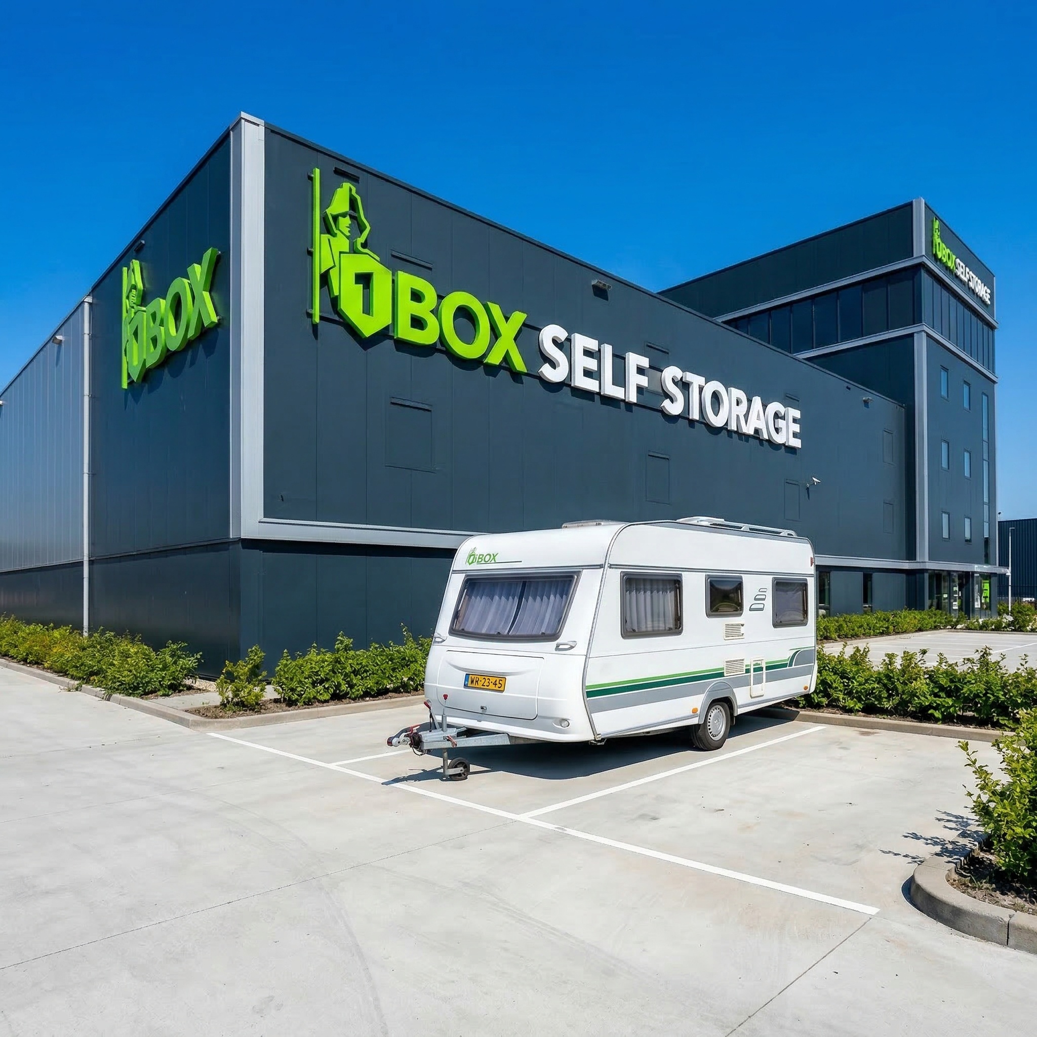 Parkeerplaats huren caravan